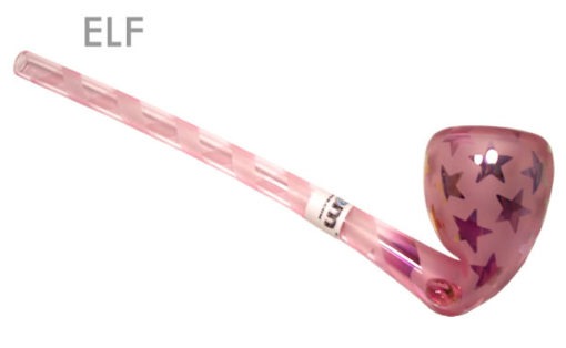 Precious Pink Dagger Gandolf Pipe (size: Elf)