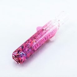 pink galaxy bat 3 glass chillum