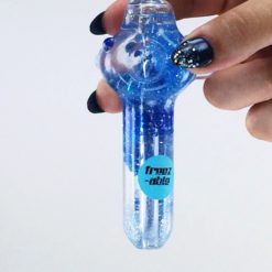 blue glitter pipe 6 small liquid pipes